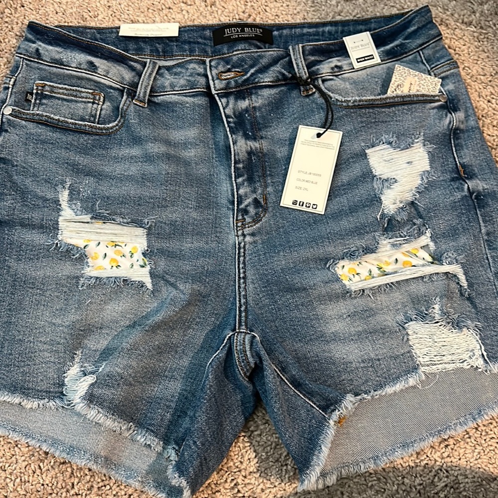 Judy Blue shorts size 2XL high waist NWT
